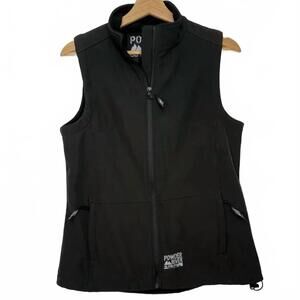 NEW POWDER RIVER women's soft shell vest in black